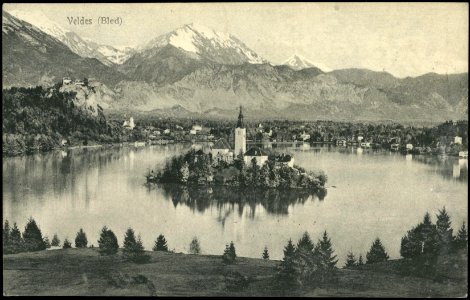 Postcard of Lake Bled 1908 (2)