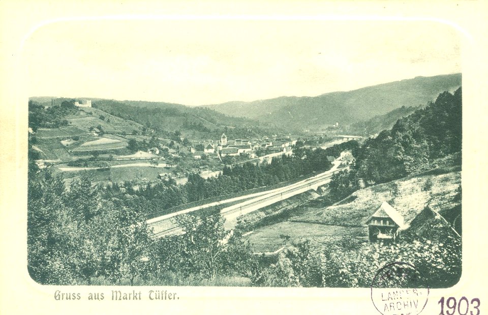 Postcard of Laško 1903