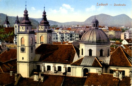 Postcard of Ljubljana Cathedral (5)