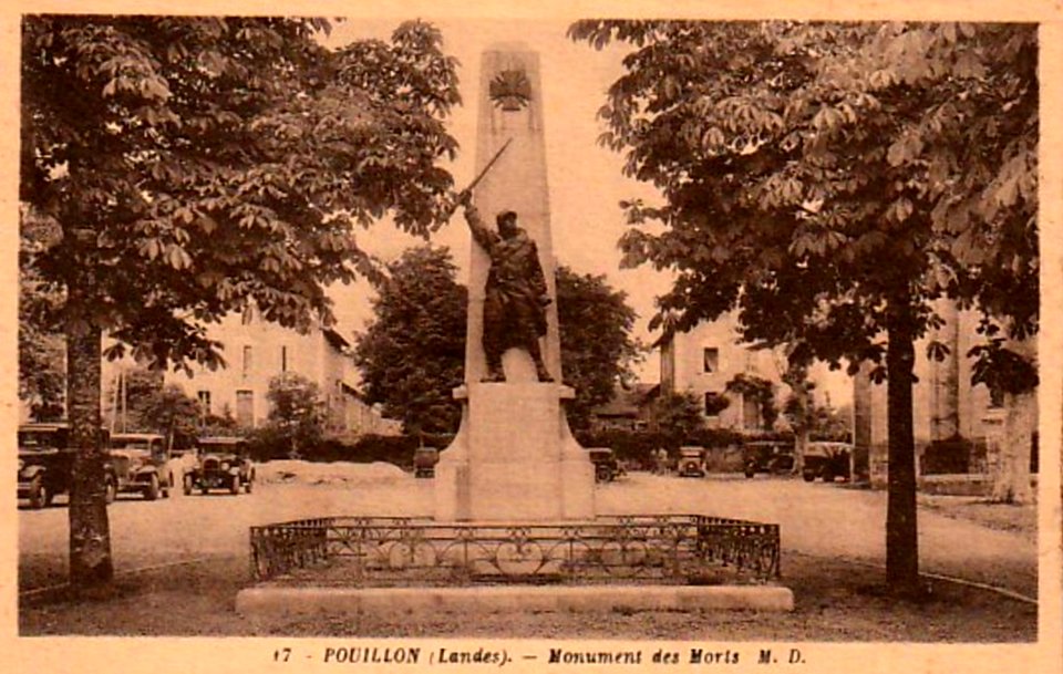 Pouillon (Landes) - Monument aux morts