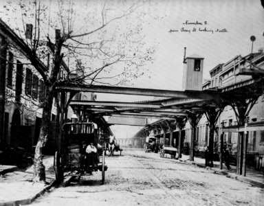 Powelson, Gustavus A. - Greenwich Street Hochbahn (Zeno Fotografie)