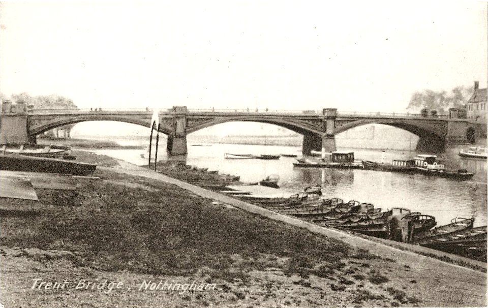 Postcard of Trent Bridge, pre-1914