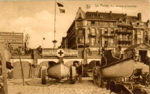 Poste Secours Croix-Rouge La Panne ca 1930