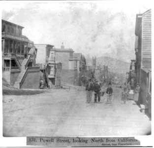Powell Street, looking North from California Street, San Francisco LCCN2002723559