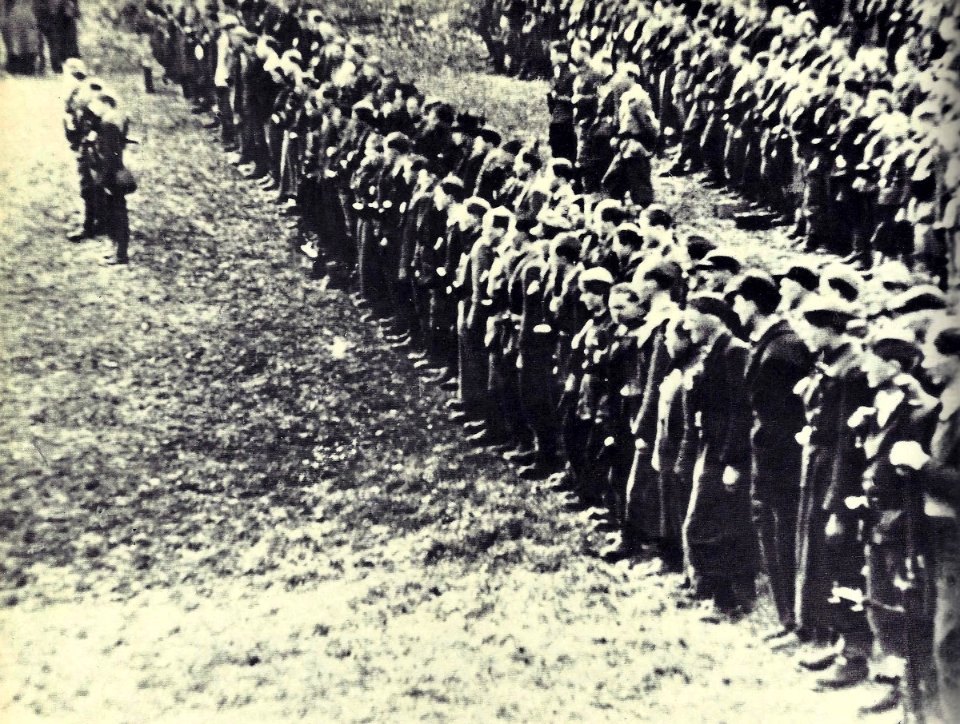 Postroj Rabske brigade na Mašunu