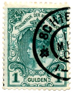 Postzegel 1899-1905 1 gulden