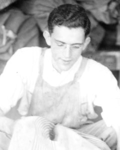 Postal worker in 1910 face detail, from- Chuting mail - Grand Central LCCN2014699662 (cropped)