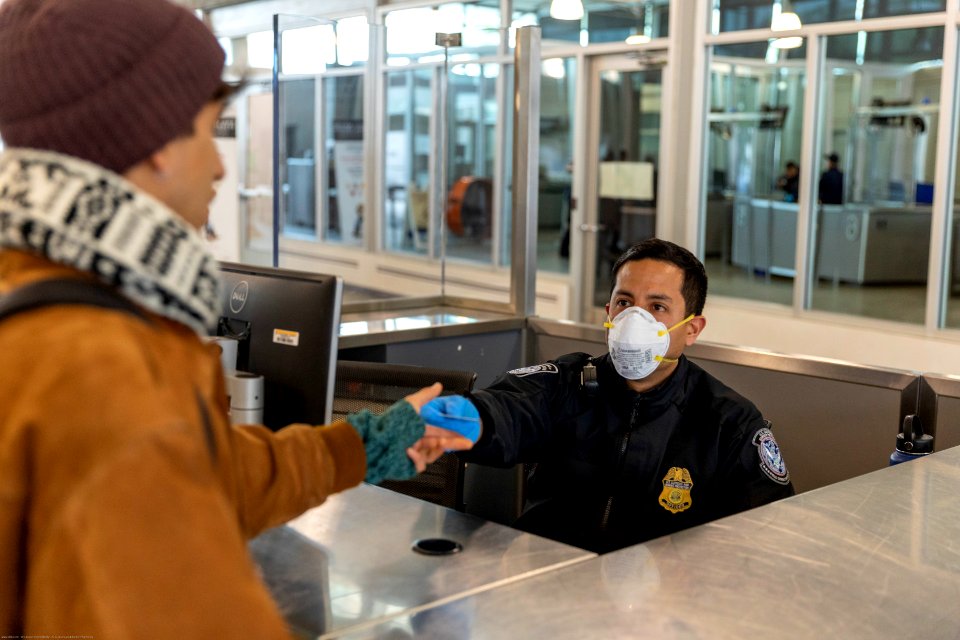 PPE at the San Ysidro Port of Entry, PED WEST