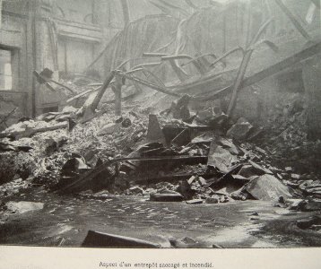 Potemkin mutiny Odessa aspect entrepot saccage et incenidie