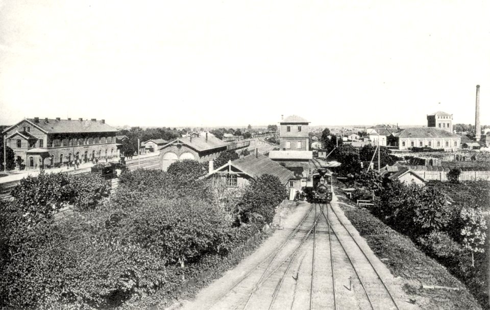 Połacak, Staravakzalnaja. Полацак, Старавакзальная (I. Mironaŭ, 1900-09) (2)