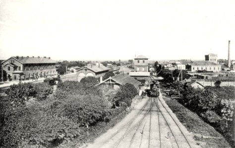 Połacak, Staravakzalnaja. Полацак, Старавакзальная (I. Mironaŭ, 1900-09) (2)