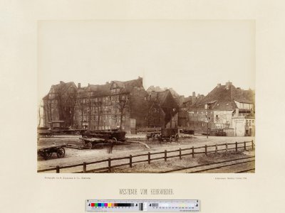 PPN799327638 Hamburg 1883 Brook von Osten aus gesehen (1883)
