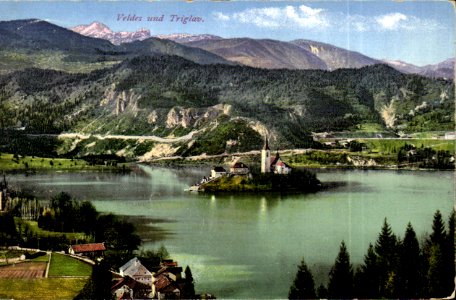 Postcard of Bled 1910