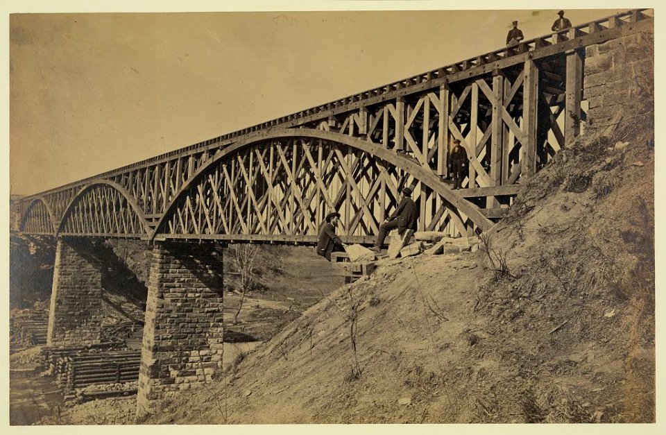 Potomac Creek Bridge 4-18-1863