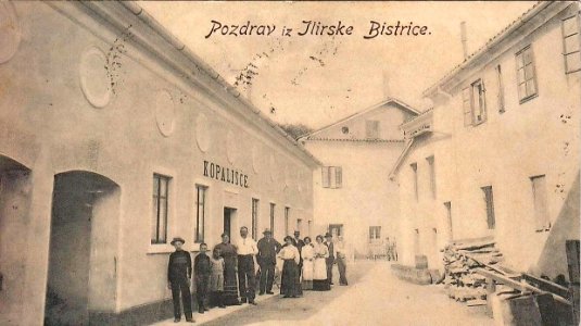 Postcard of Ilirska Bistrica 1905