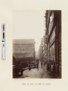 PPN799327638 Hamburg 1883 Kehrwieder von der Niederbaumbrücke aus gesehen (1883)