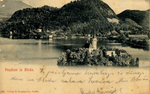 Postcard of Lake Bled 1906 (3)