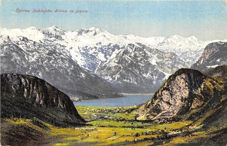 Postcard of Lake Bohinj (9)
