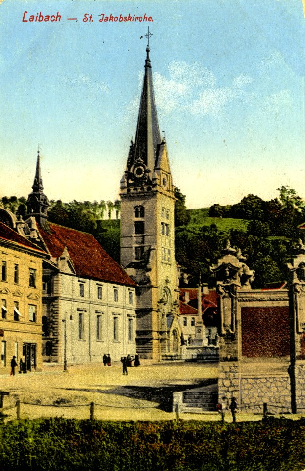 Postcard of Levstik Square (4)