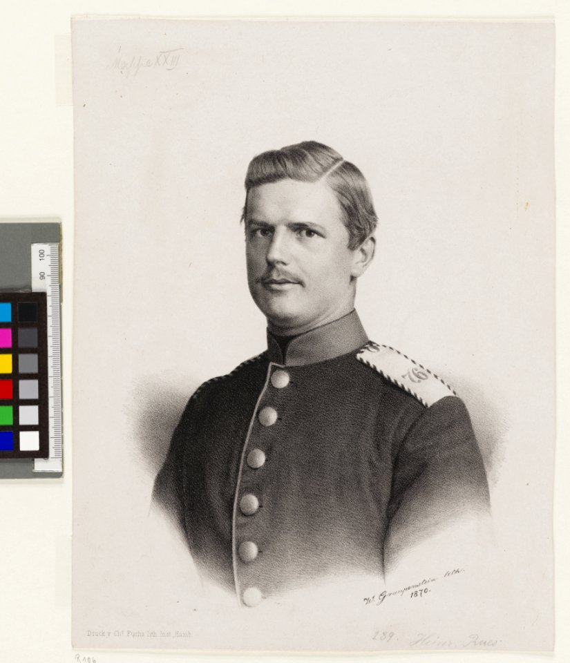 PPN66394323X Bildnis von Heinrich Rues (1870)