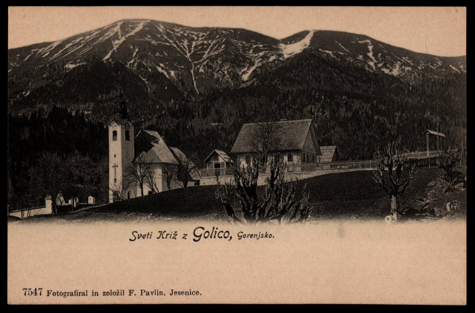 Postcard of Planina pod Golico by 1907 (2)