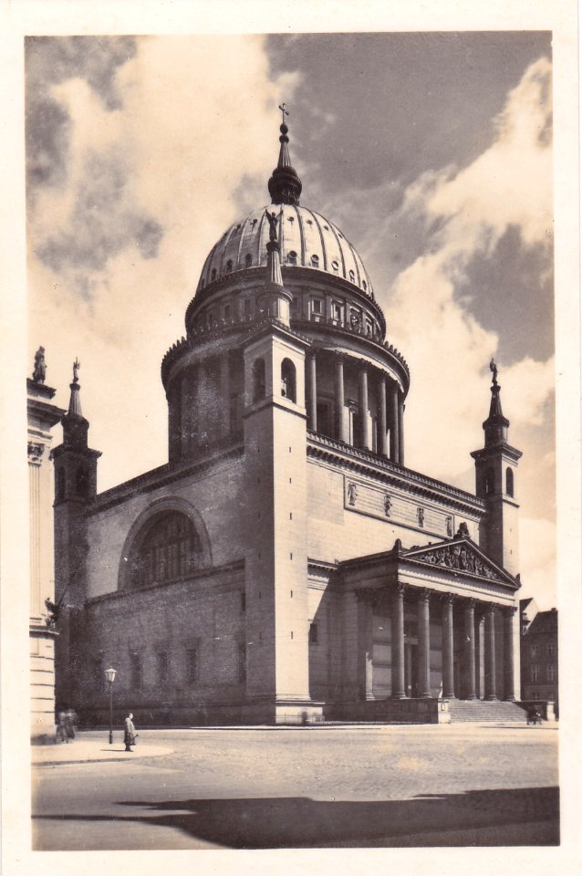Potsdam, Alemanha, Meados do Sec. XX, Igreja de Nikolai, Arquivo de Villa Maria, Angra do Heroísmo, Açores.