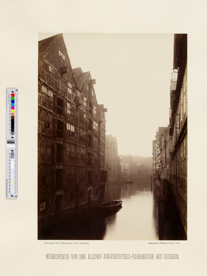 PPN799327638 Hamburg 1883 Brook vom Sande aus gesehen (1883)