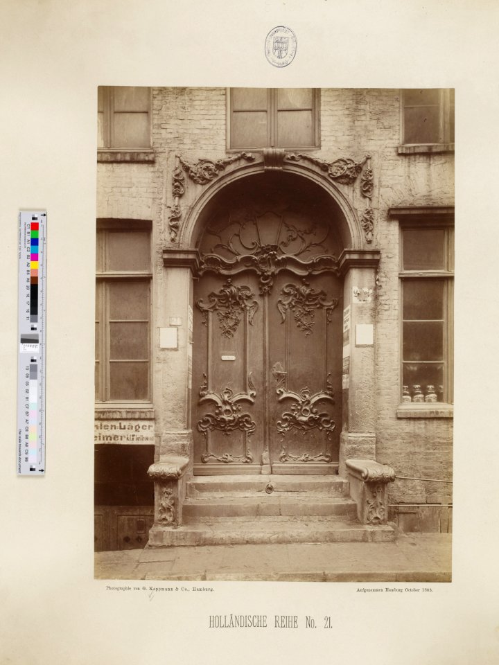 PPN799327638 Hamburg 1883 Hintere Ansicht des Alten Wandrahm (1883)