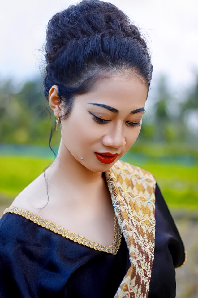 Outdoor women traditional