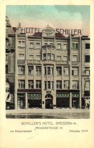 Prager Straße + Hotel Schiller bella época Dresde