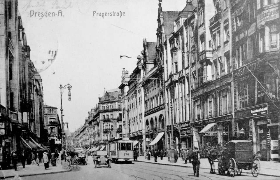 Prager Straße + Sidonienstraße bella época Dresde