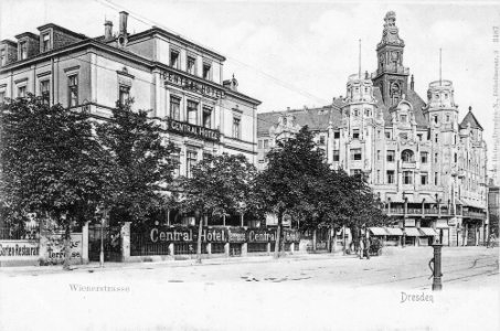 Prager Straße Hotel Central bella época Dresde