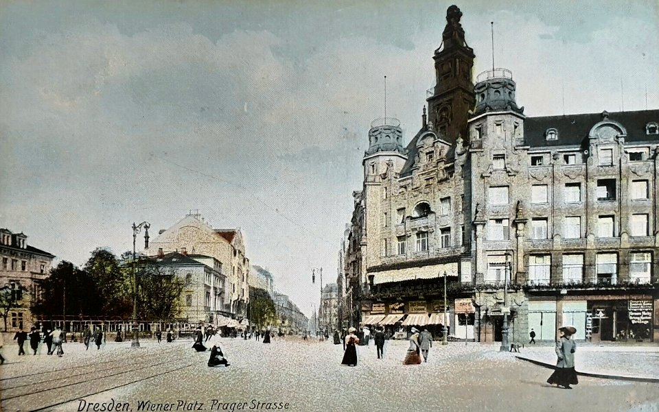 Prager Straße principio 2 bella época Dresde