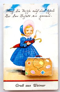 Postkarte Weimar 1941 2