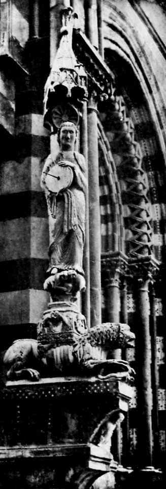 Prangey, Joseph-Philibert Girault de - Skulptur auf der Genoa Kathedrale (Zeno Fotografie)