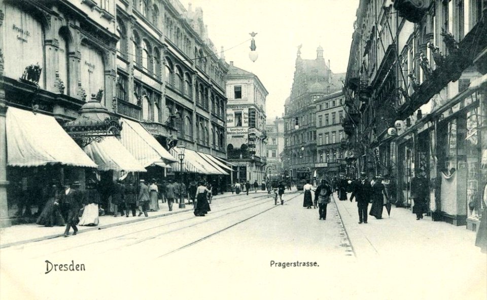 Prager Straße + Viktoriahaus bella época Dresde