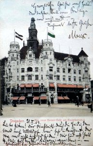 Prager Straße principio Café imperial bella época Dresde