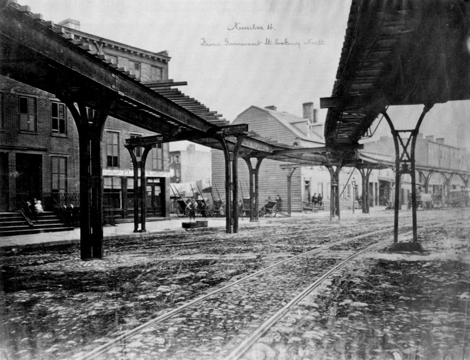 Powelson, Gustavus A. - Die Ninth Avenue Hochbahn (Zeno Fotografie)