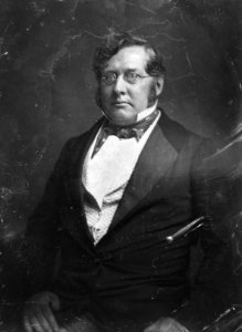 Thomas Pratt, Brady photo portrait, circa 1848-1860, sitting