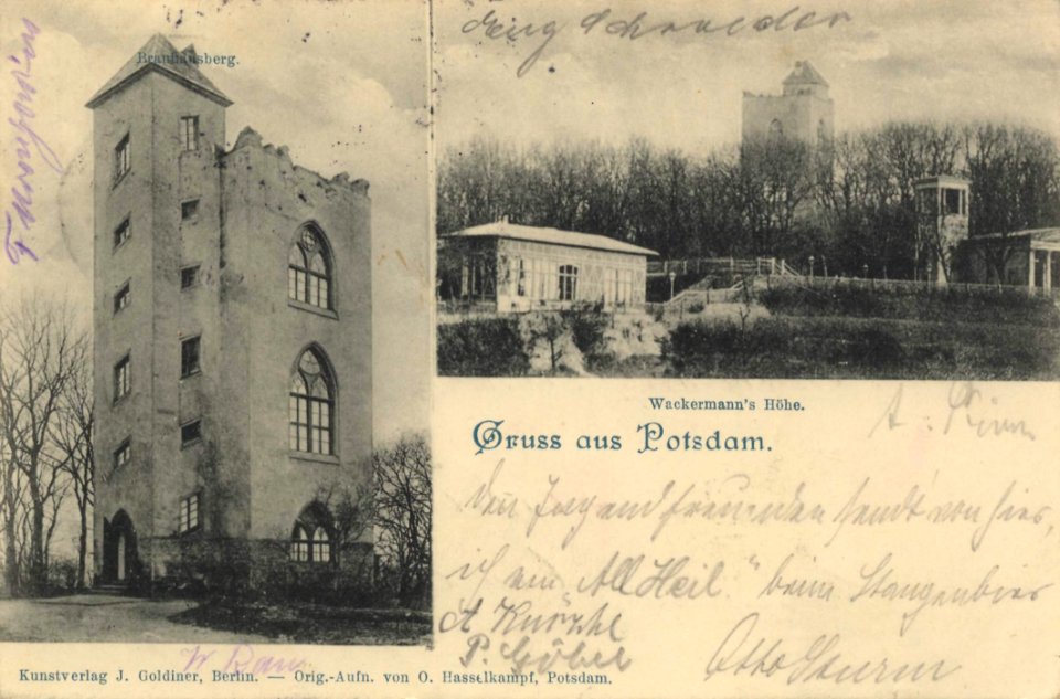 Potsdam, Brandenburg - Brauhausberg; Wackermanns Höhe (Zeno Ansichtskarten)