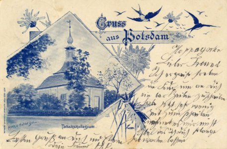 Potsdam, Brandenburg - Tabakskollegium (Zeno Ansichtskarten)