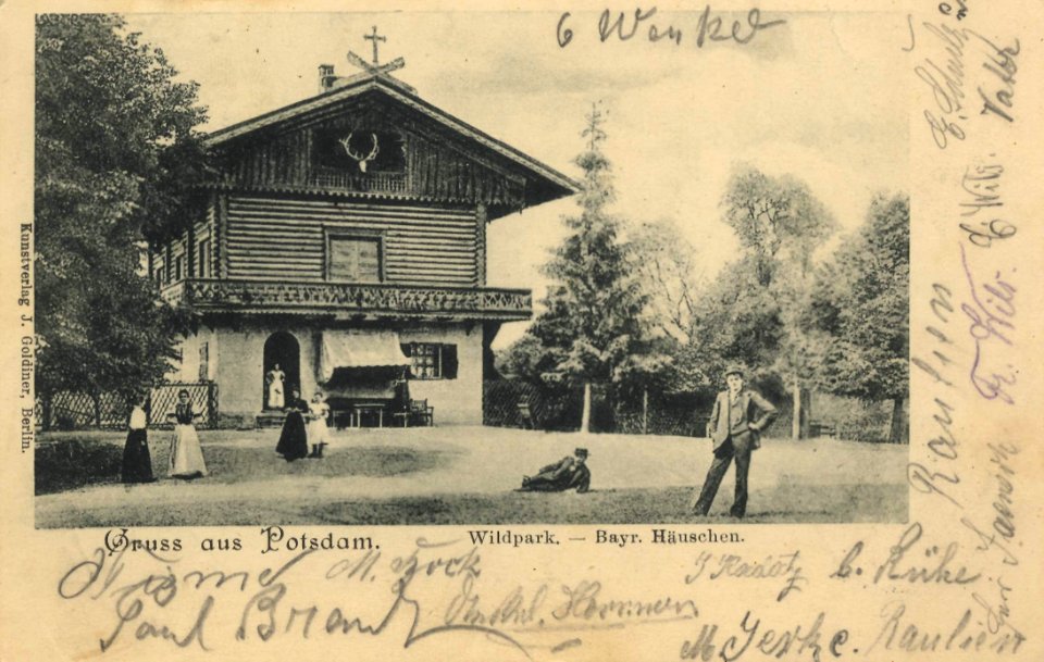 Potsdam, Brandenburg - Wildpark, Bayrisches Haus (Zeno Ansichtskarten)