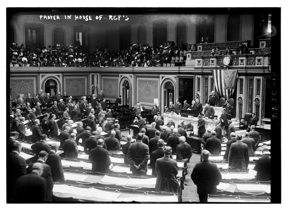 Prayer in House of Reps. LCCN2014692959