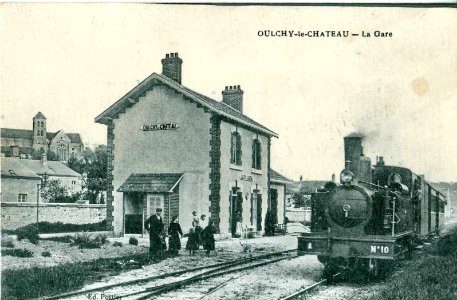 Pottier - OULCHY-LE-CHATEAU - La Gare