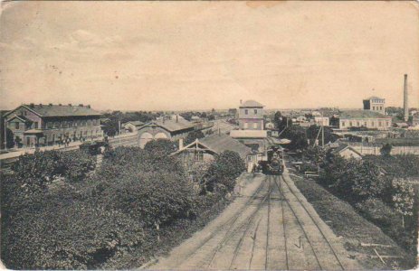 Połacak, Staravakzalnaja. Полацак, Старавакзальная (I. Mironaŭ, 1900-09) (3)
