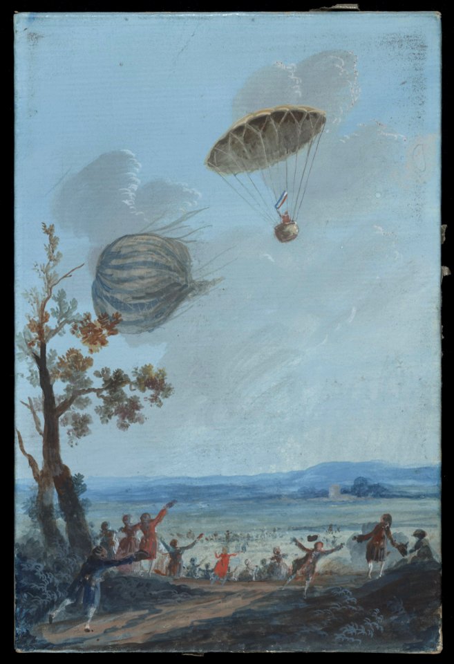 Premier descente en parachute ... Jacques Garnerin ... le 22 Octobre 1797 LCCN2003674131