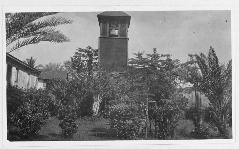Pre-war belfrey at Agana