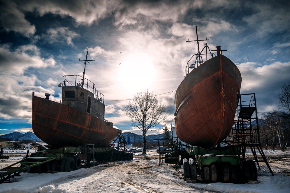The abandoned outdoors rusty