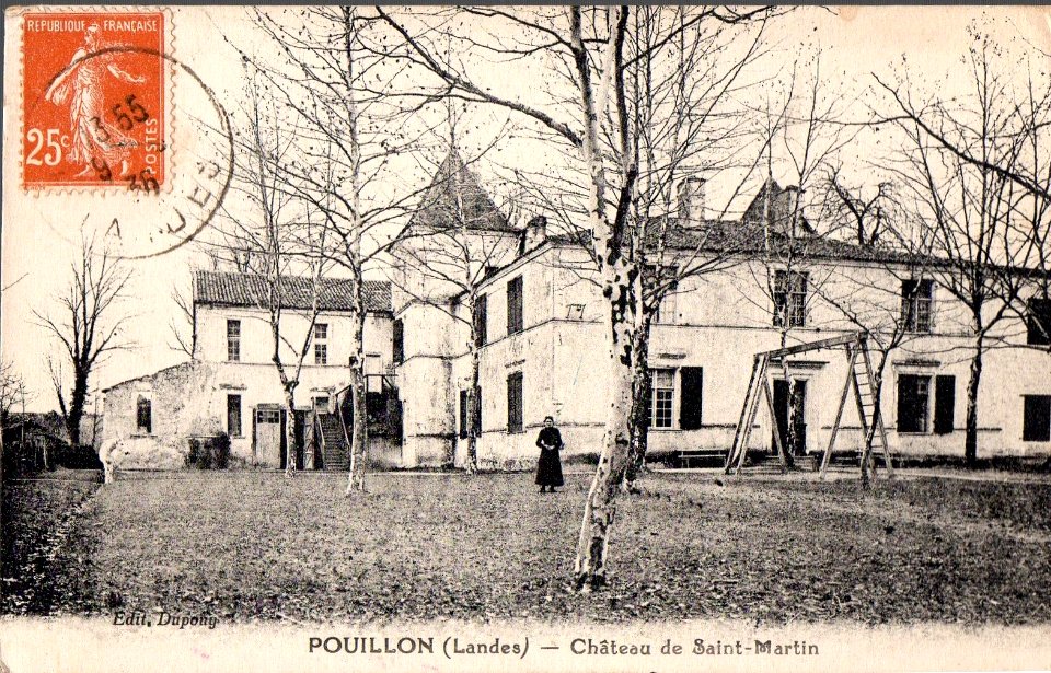 Pouillon (Landes) - Château de Saint-Martin