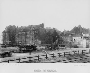 PPN799327638 Hamburg 1883 Brook von Osten aus gesehen (1883)
